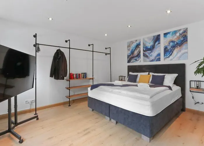 Hochwertiger Ausgestatteter Fuer 8 Personen, 3 Schlafzimmer, 2 Parkplaetze, Wlan 公寓 德累斯顿